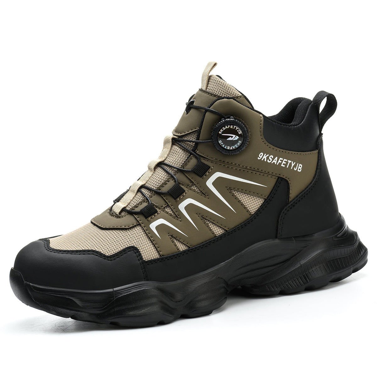 Lightweight Puncture Resistant Safety Shoes with Quick-Rotating Buckle