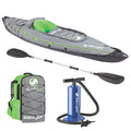 Sevylor K5 Quikpak Inflatable Kayak, 10 ft x 2 ft 10 in, 250 lbs Max Load