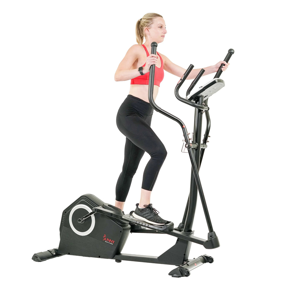 Sunny Health & Fitness Cardio Elliptical Cross Trainer With 18 Inches Stride And 16 Resistance Levels - SF-E3890