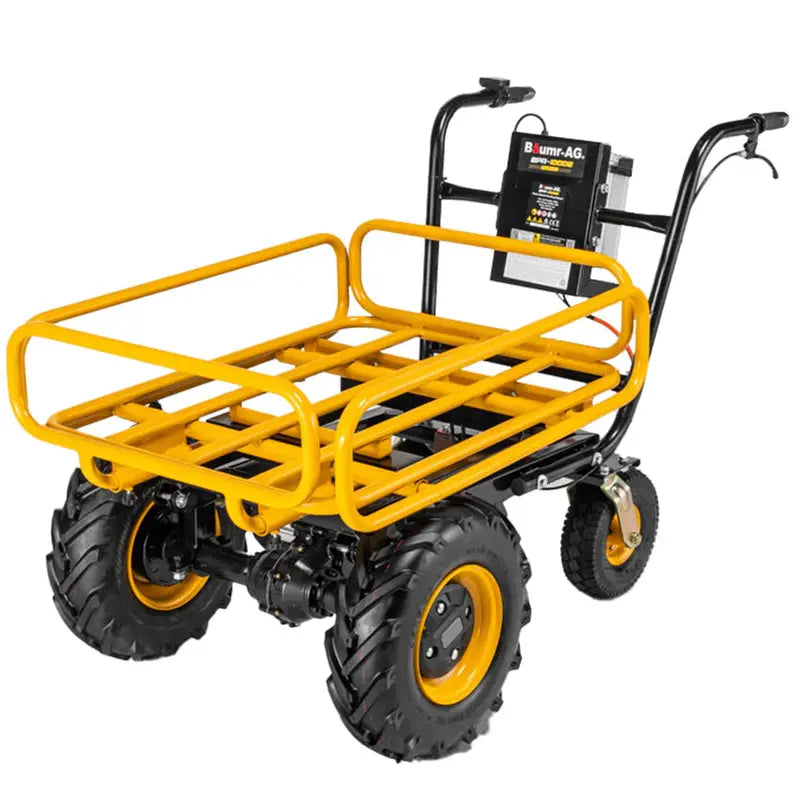 Baumr-Ag 40V Electric Material Dumper, 300kg Load Capacity, 100L - BPR-1000e