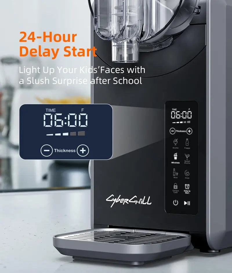 BKPPM Frozen Drink Machine 70 oz With LED Display And 6 Preset Programs