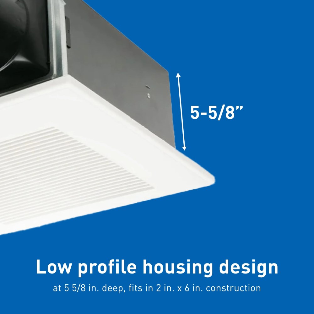Panasonic WhisperFit Retrofit Ceiling Mount Bathroom Exhaust Fan 50-80-110 CFM - FV-0511VF1