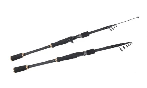 Telescopic Carbon Fishing Rod, 1.8m, 2.1m, 2.4m, 2.7m, 3.0m, 3.3m, 3.6m, Gun-Handle Or Straight-Handle