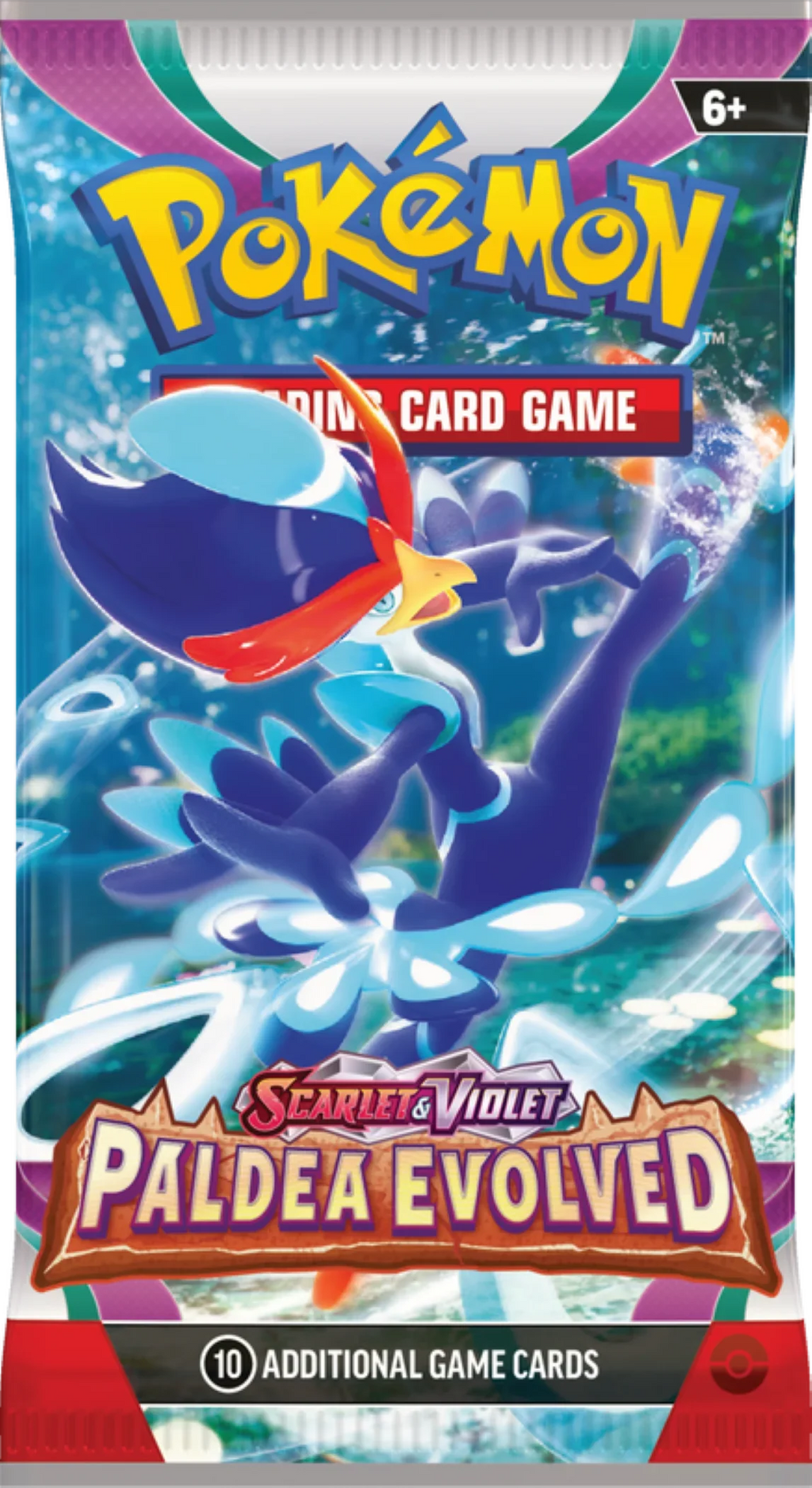 Pokemon Trading Card Game Scarlet & Violet 2 Paldea Evolved Booster Bundle - 6 Booster Packs