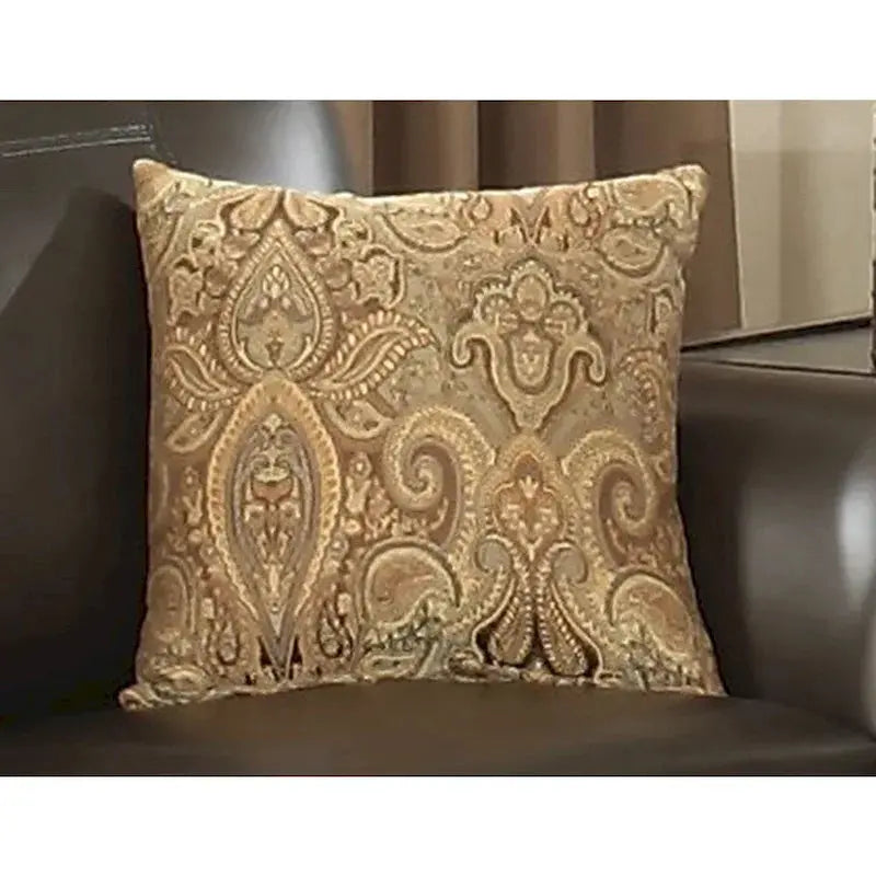 Louis-Style Sofa And Loveseat Set - Dark Brown