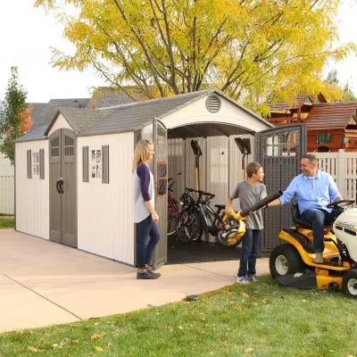 Heavy-Duty Outdoor Storage Shed, 20 ft. x 8 ft. - 60127