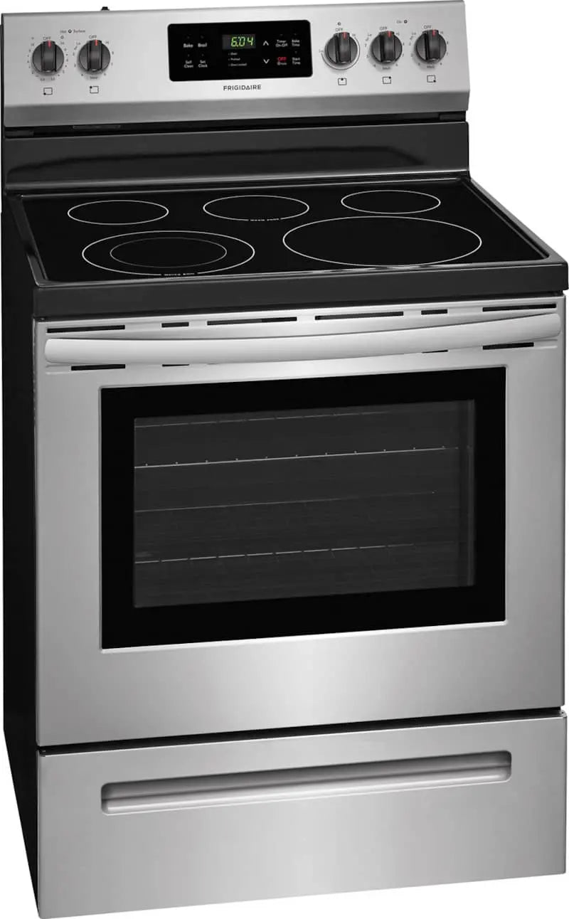 Frigidaire 30in Stainless Steel Electric Range - Freestanding Oven And Cooktop Combo