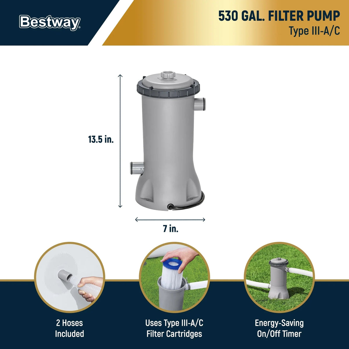 Bestway Steel Pro MAX Above Ground Pool Set, 10' x 30 in
