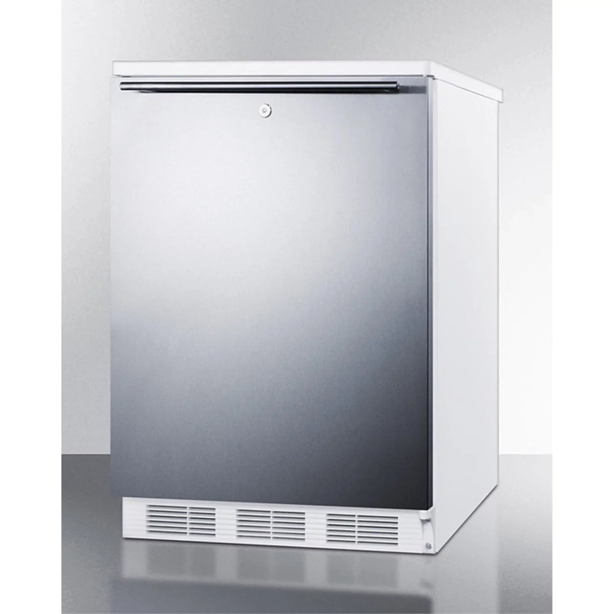 Summit Appliance Built-In Undercounter All-Refrigerator, 33.5 x 23.63 x 23.5 in, White Cabinet