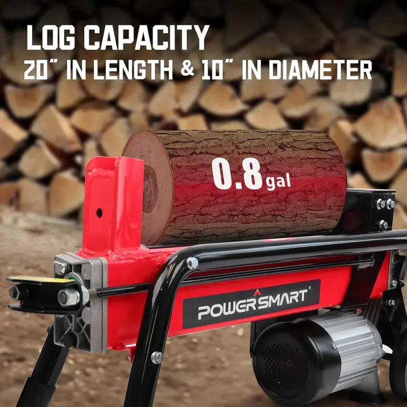 PowerSmart 7-Ton Electric Log Splitter, 15 Amp, 3500 RPM - DB6407