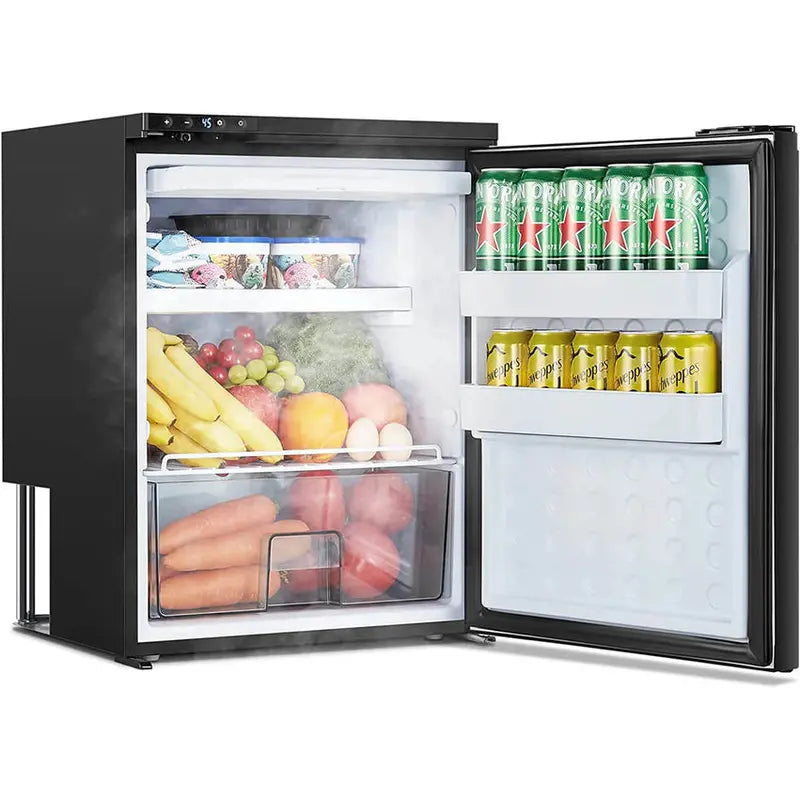 Bodega RV Refrigerator Freezer 2.3 cu ft / 65L Compact Dual-Zone Portable Fridge - CR65