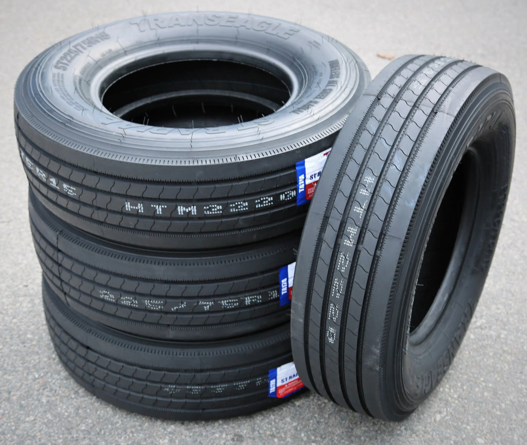 Transeagle All Steel ST Radial ST 225/75R15 Load G 14 Ply Trailer Tires - Set Of 4