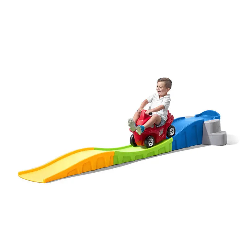 Step2 Anniversary Edition Up & Down Roller Coaster Ride-On Toy, Over 10 Ft, Multicolor - 863300