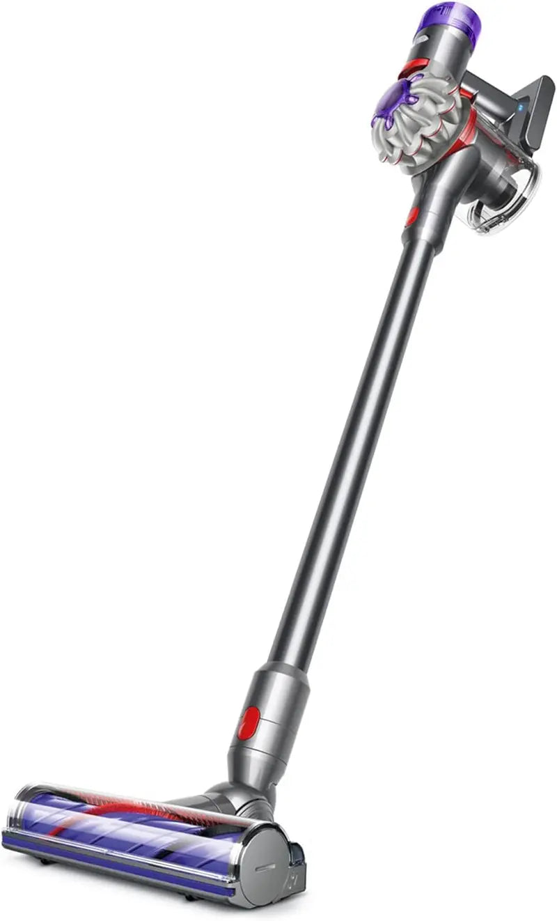 Dyson V8 Cordless Bagless Stick Vacuum Cleaner, Silver/Nickel - SV25