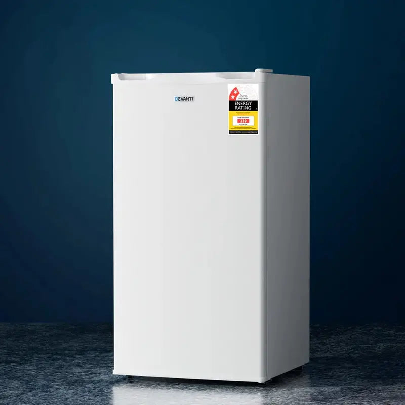Devanti Upright Freezer 81-Liter White - 50.5cm x 52.5cm x 83cm