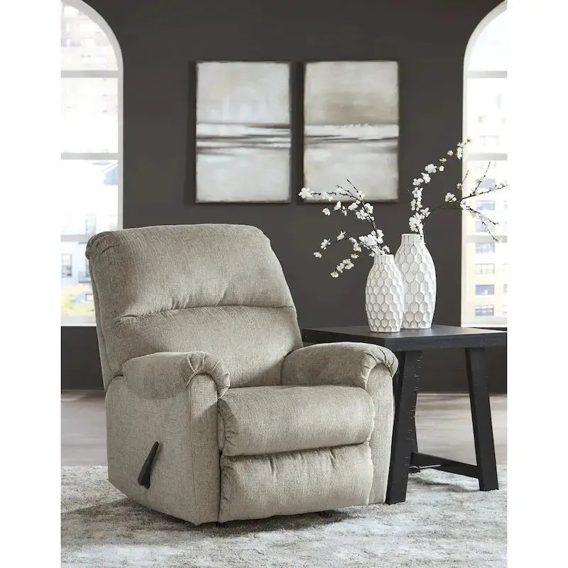 Signature Design By Ashley Stonemeade Rocker Recliner Armchair - Stonemeade
