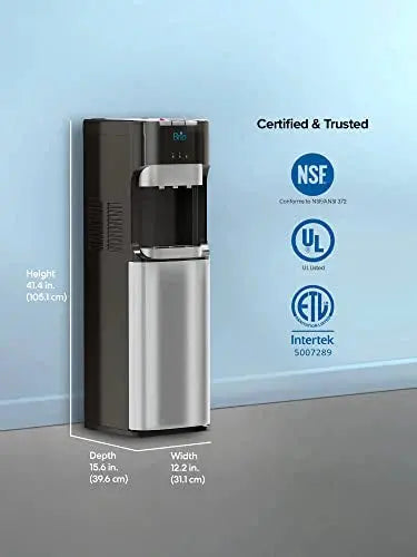 Brio Essential Series Bottom-Loading Water Cooler - Hot, Cold And Ambient Dispenser