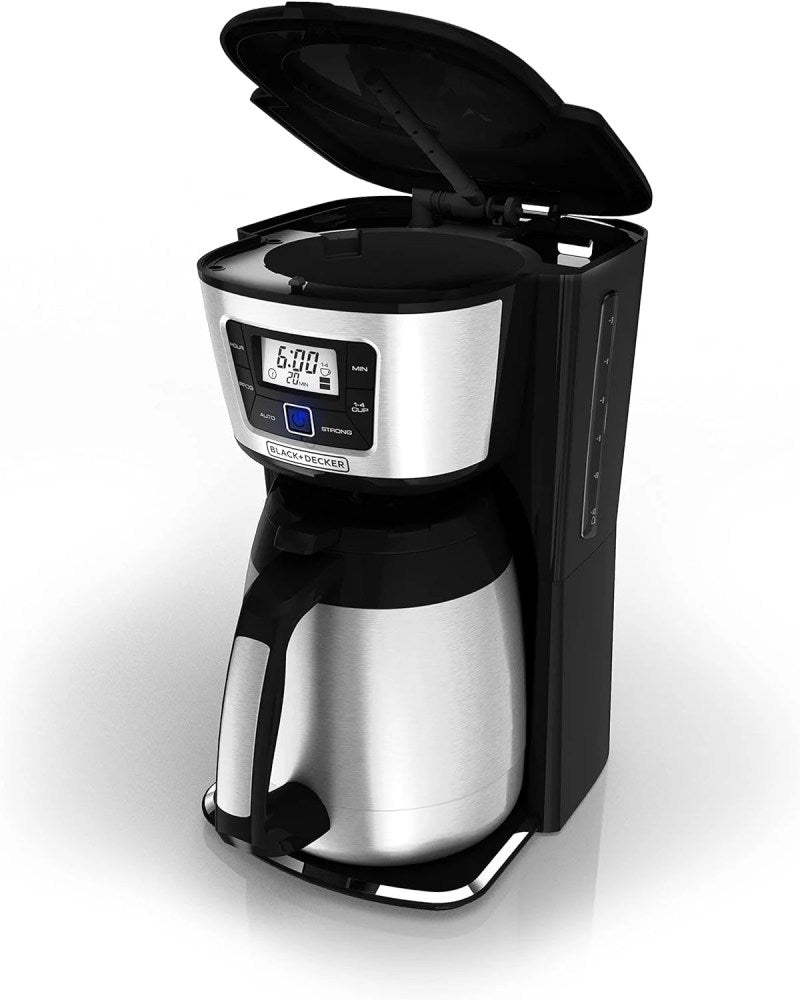 BLACK+DECKER 12-Cup Thermal Coffee Maker With Insulated Stainless Steel Carafe - CM2035B