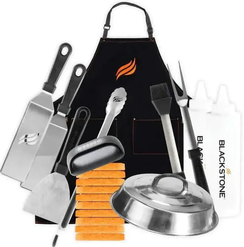 Blackstone 28-Inch 3-Burner Griddle With Hood - XL Flat Top Outdoor Grill Kit