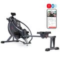Sunny Health & Fitness MotionMax SMART Magnetic Rowing Machine, 16-Level Resistance, 51 in Rail - SF-RW522067
