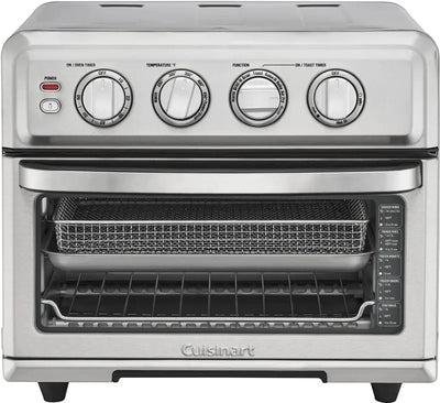 Cuisinart Air Fryer Toaster Oven With Grill, Stainless Steel, 0.6 Cubic-Foot, 1800 Watts - TOA-70