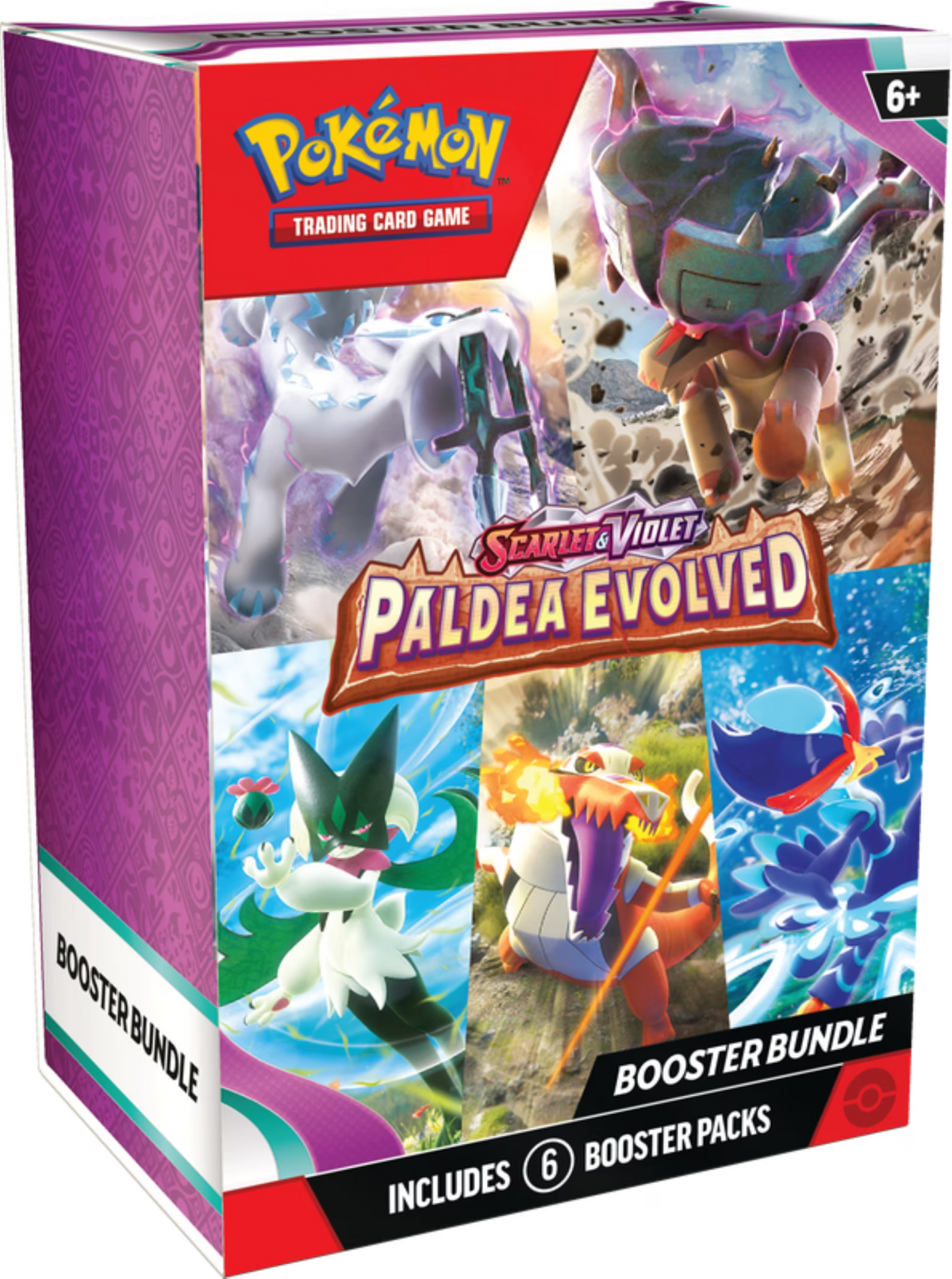 Pokemon Trading Card Game Scarlet & Violet 2 Paldea Evolved Booster Bundle - 6 Booster Packs
