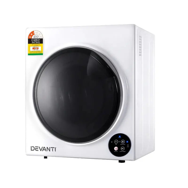 Devanti Fully Automatic Tumble Dryer 5kg - Black