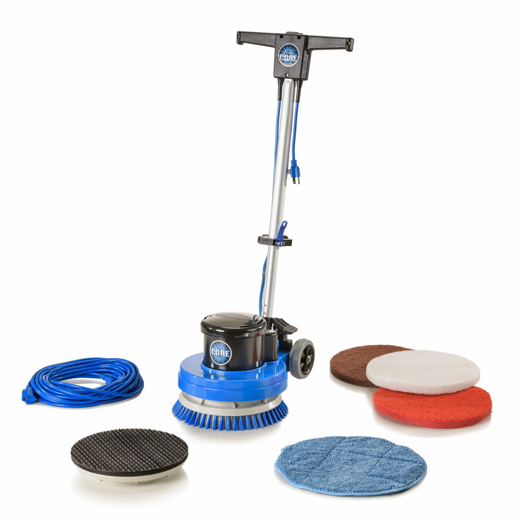 Prolux Core Commercial Floor Polisher Buffer Scrubber Machine With 5 Pads - Core