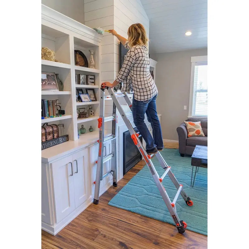Little Giant Velocity 17-Foot Multi-Position Ladder - Type 1A Duty Rating, Aluminum Construction