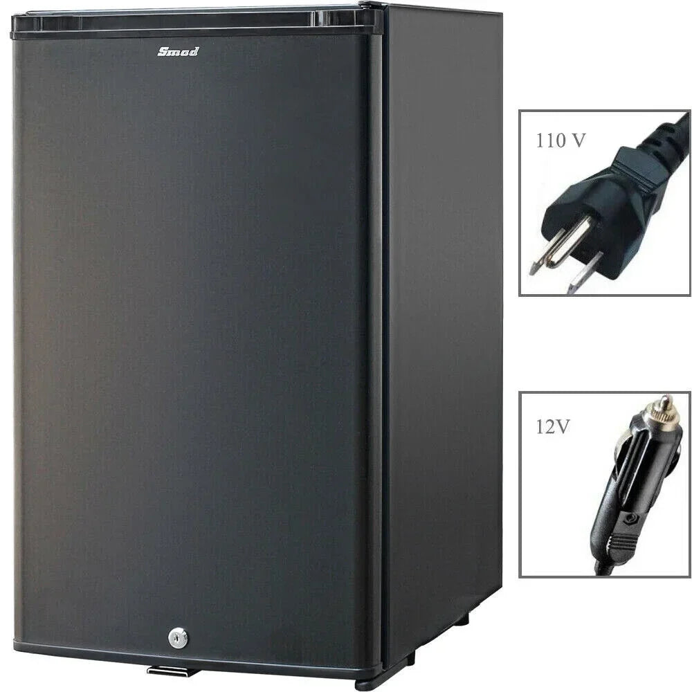 SMETA Portable Absorption Mini Fridge, 1.7 Cu Ft, AC 110V/DC 12V