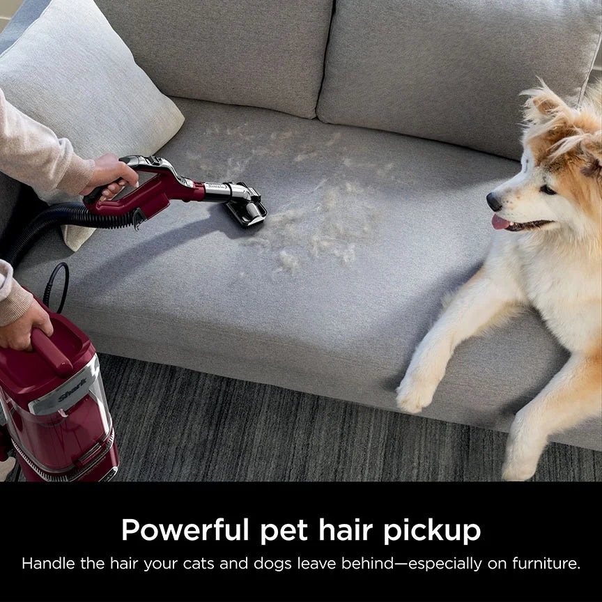 Shark Detect Lift-Away ADV Corded Upright Vacuum With PowerFins Detect And Odor Neutralizer - LA492, Burgundy