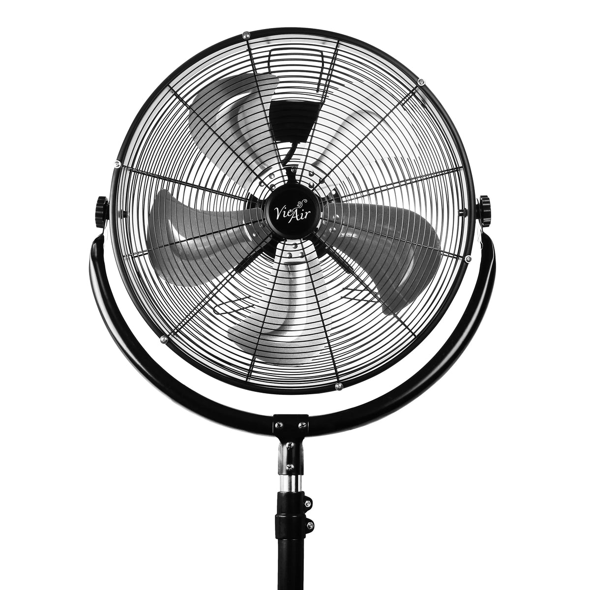 VieAir 20in 3-Speed High Velocity 360 Tilting Pedestal Industrial Fan