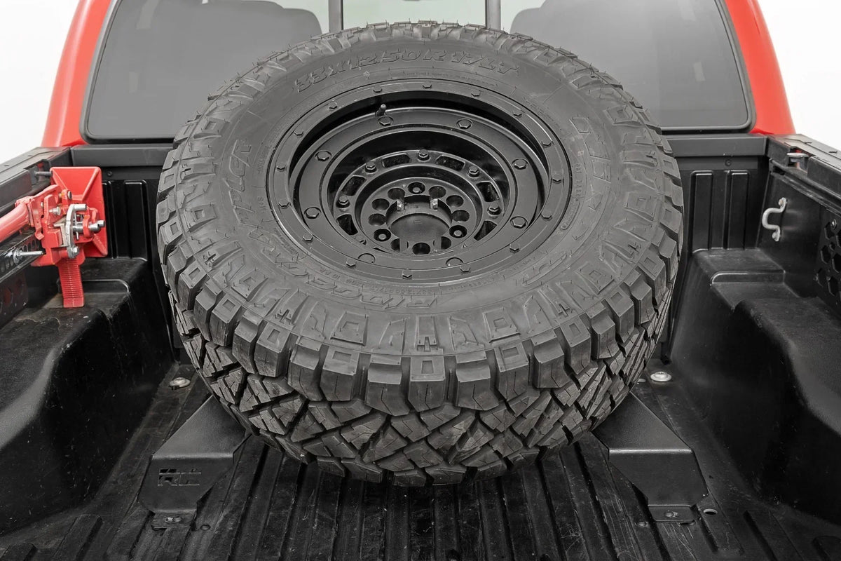 Rough Country Bed Mount Spare Tire Carrier For 2016-2023 Toyota Tacoma - 73110