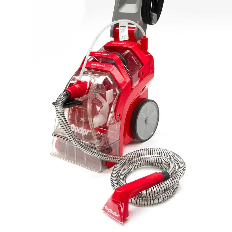 Rug Doctor Deep-Clean Carpet Cleaner, 3.8L, Red - Includes Two 1-Liter Detergent Bottles