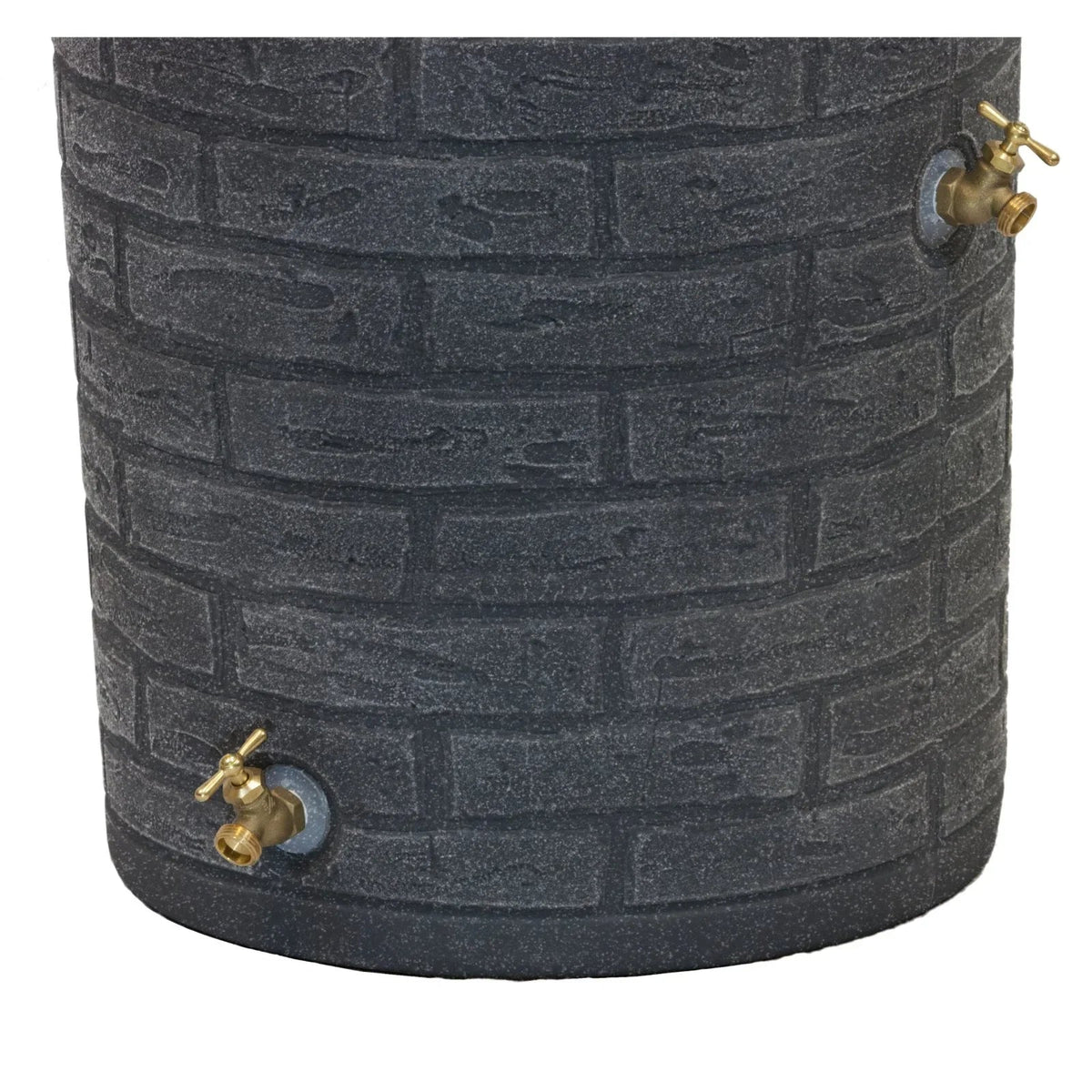 Good Ideas Impressions Downton Rain Saver Rain Barrel, 50 Gallon, Dark Granite - IMP-D50-DAR