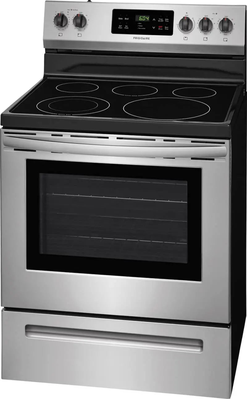 Frigidaire 30in Stainless Steel Electric Range - Freestanding Oven And Cooktop Combo
