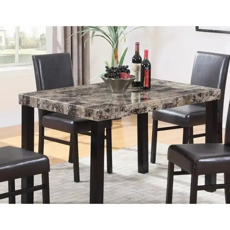 Best Master Furniture Rectangular Dining Table 48L x 30W x 30H - Classic Wood Grain