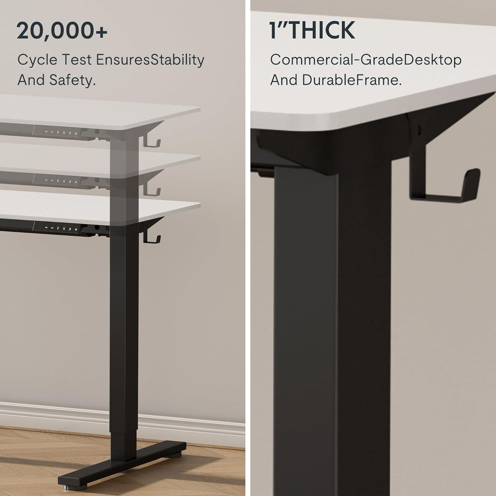 FLEXISPOT Electric Standing Desk With Whole-Piece Desktop - EN1