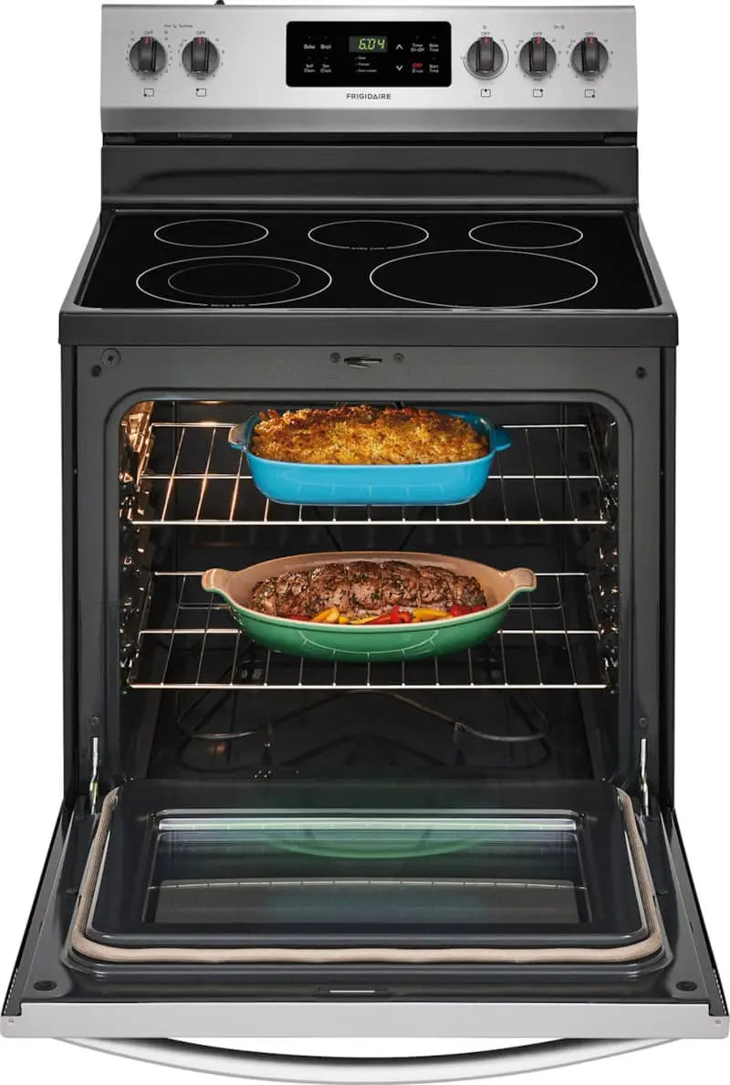 Frigidaire 30in Stainless Steel Electric Range - Freestanding Oven And Cooktop Combo