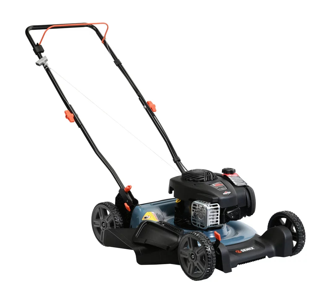 SENIX 21-Inch 125 cc 4-Cycle Gas Push Lawn Mower - LSPG-M3