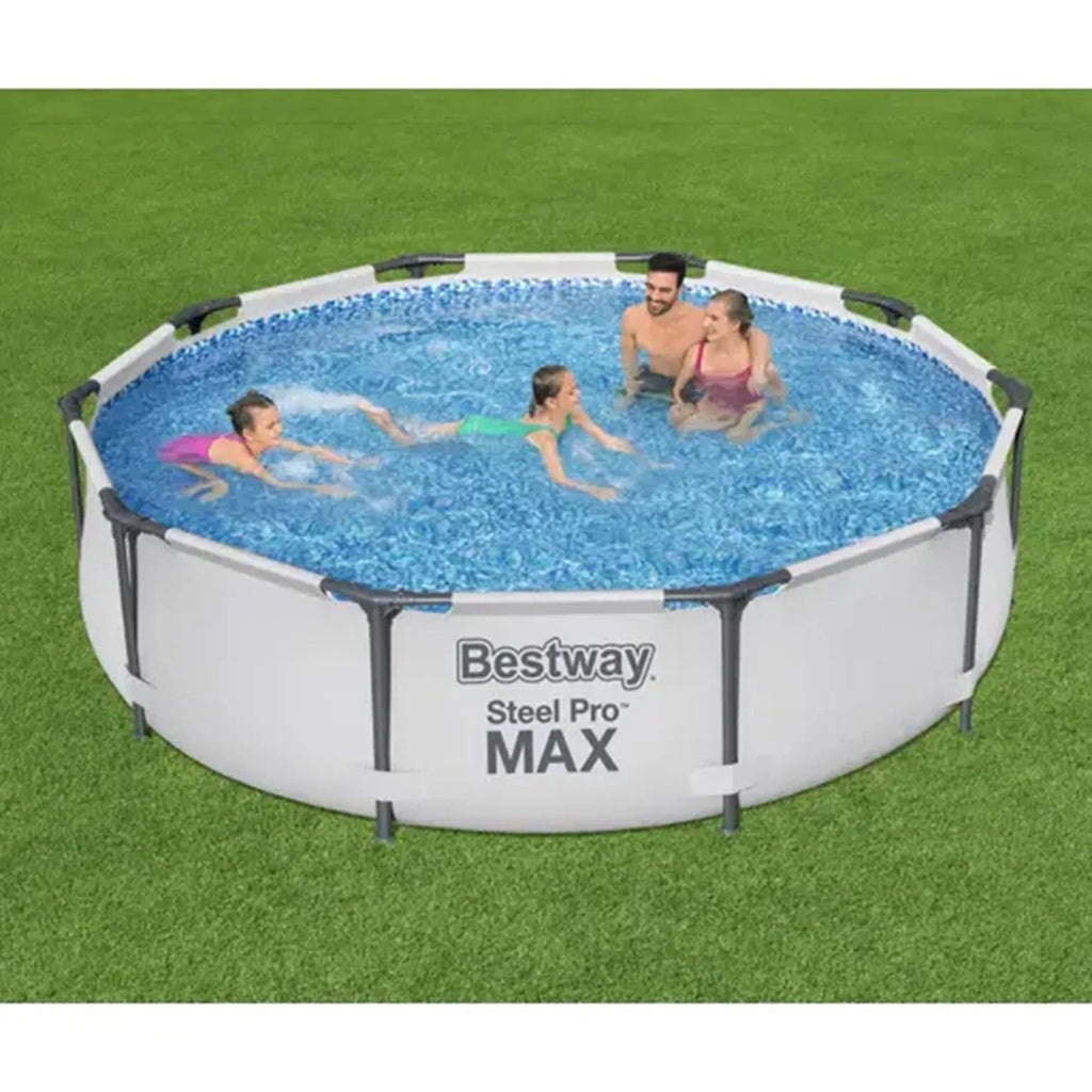 Bestway Steel Pro MAX 10'x30in Round Above Ground Swimming Pool With Pump