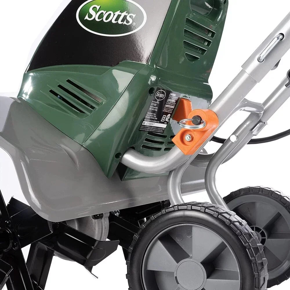Scotts Outdoor Power Tools 14 Amp 20-Inch Electric Garden Tiller Cultivator - Green