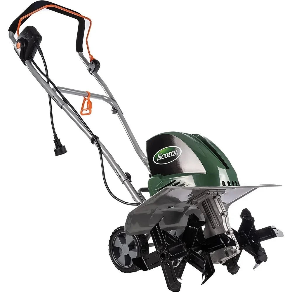 Scotts Outdoor Power Tools 14 Amp 20-Inch Electric Garden Tiller Cultivator - Green