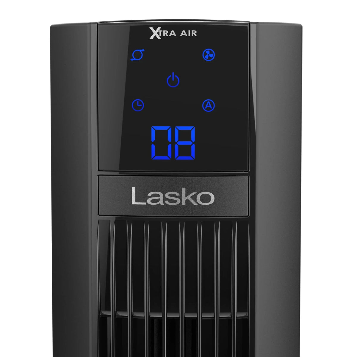 Lasko Xtra Air 48in 4-Speed Oscillating Remote Controlled Tower Fan, Black - T48336