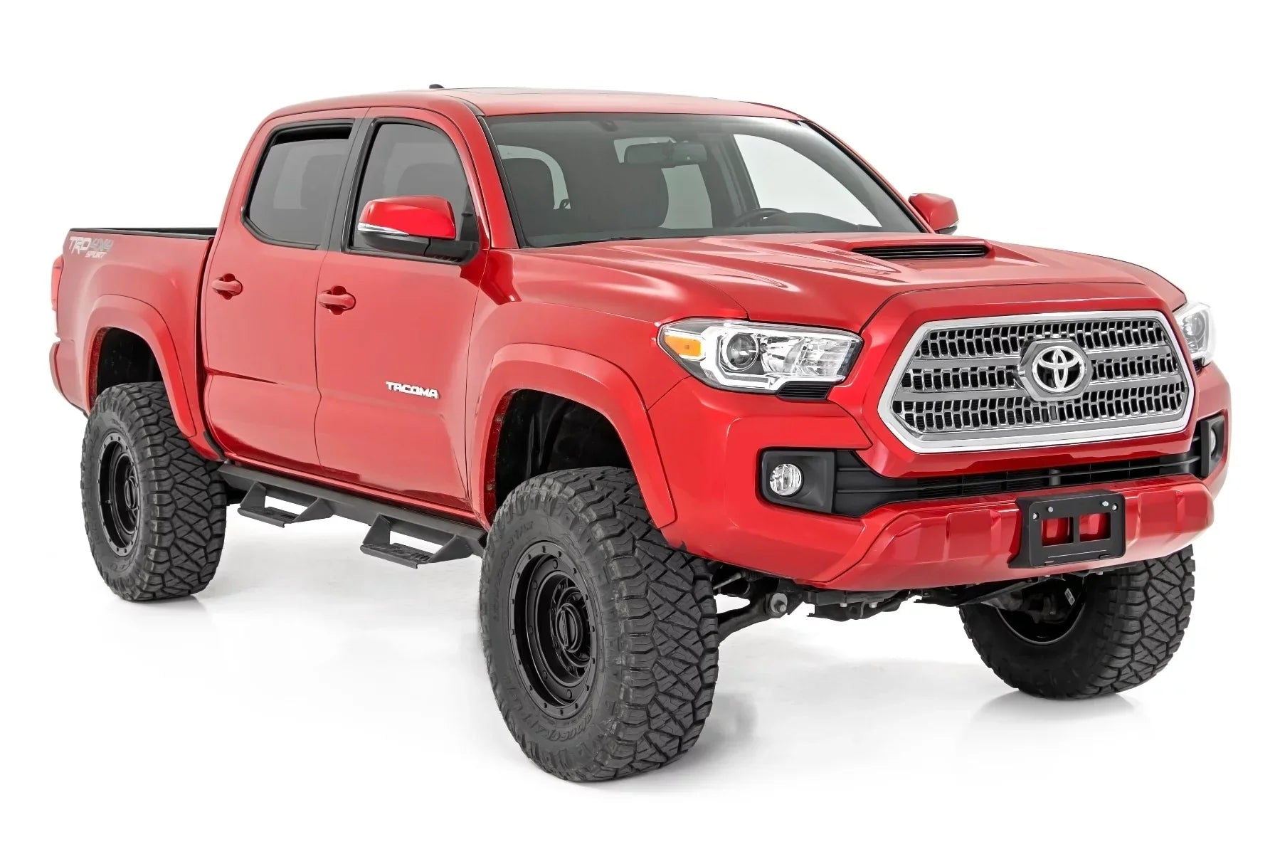Rough Country 3.5in Bolt-On Lift Kit With M1 Struts For 2005-2023 Tacoma - 74240RED