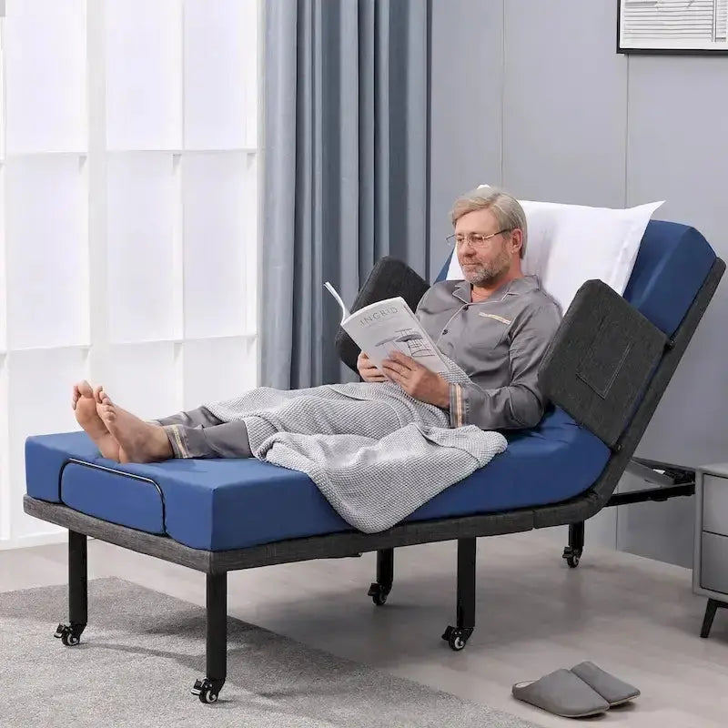 ESHINE Adjustable Power Base Bed Frame With Wireless Remote - Twin/Twin-XL