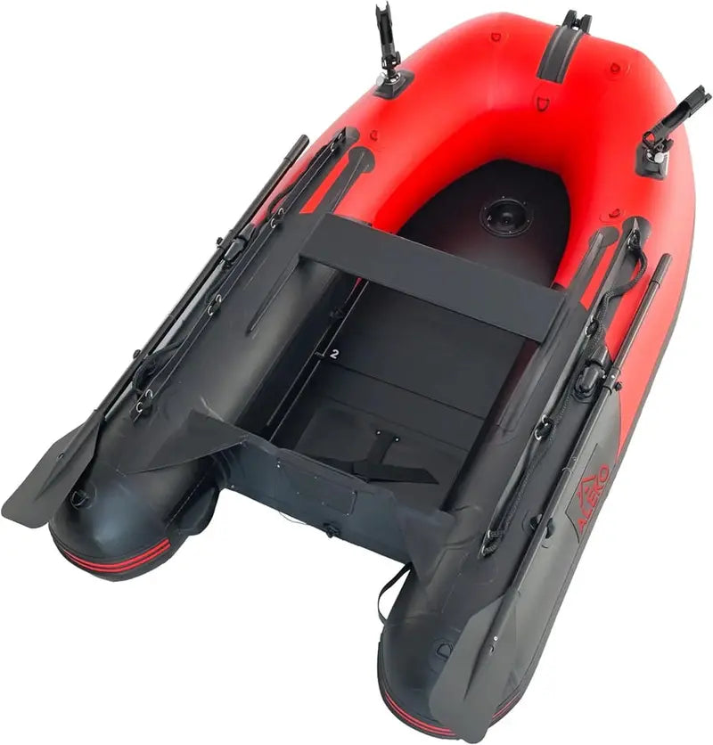 Inflatable Dinghy Tender, 8'5, Red/Black, PVC With Aluminum Floor - BT85RBK