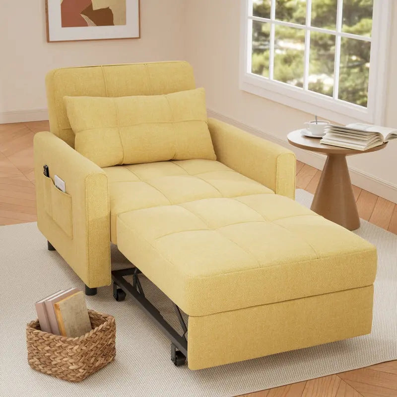 3-In-1 Adjustable Pull-Out Sleeper Sofa Bed