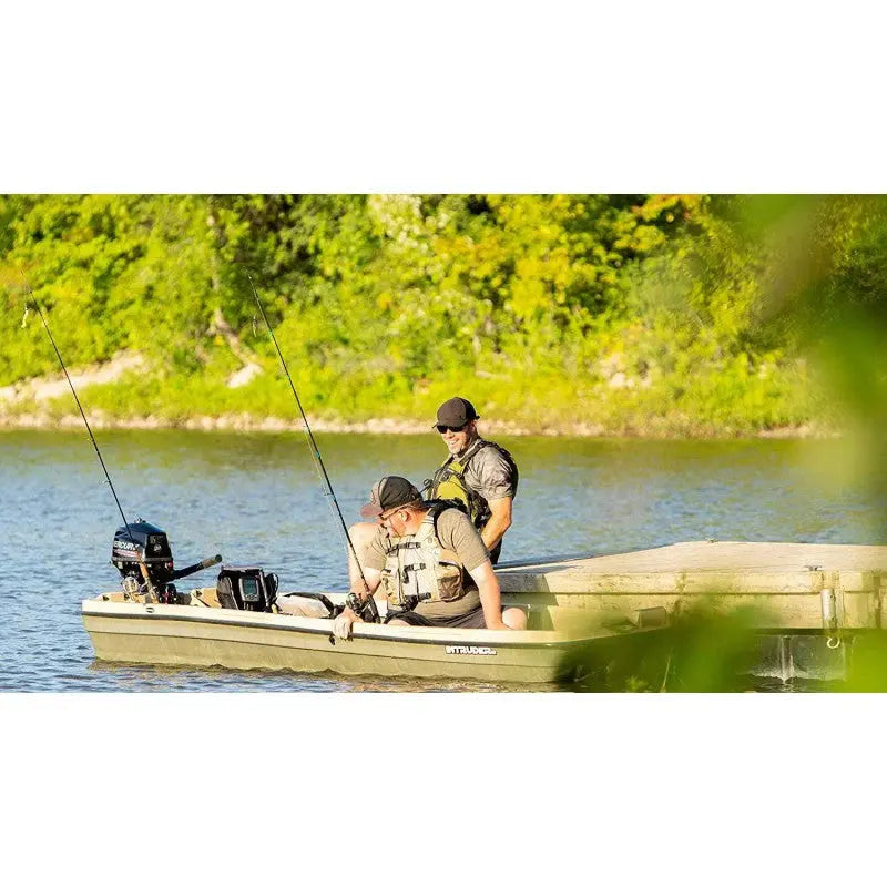 Pelican Intruder 12 Jon Boat - 12-Foot Aluminum Fishing Vessel