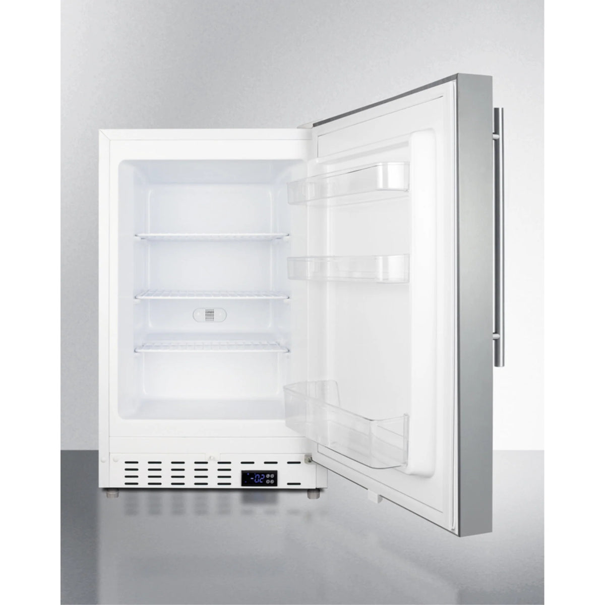 Summit Appliance All-Freezer, Stainless Steel, 32 x 19.88 x 22.5 in - ALFZ36CSSHV